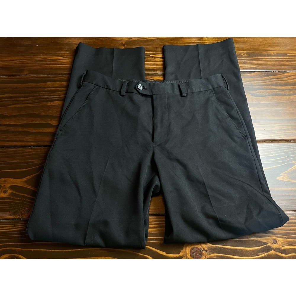 IZOD Pants, Women's Size Medium, Black, Wide Leg, Dress Pants, Pull-On, Pockets